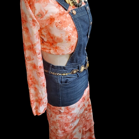 Upcycle bid and dress now two pieces wear with top or another - Picture 2 of 3